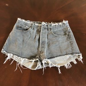 High-Rise Levi Shorts
